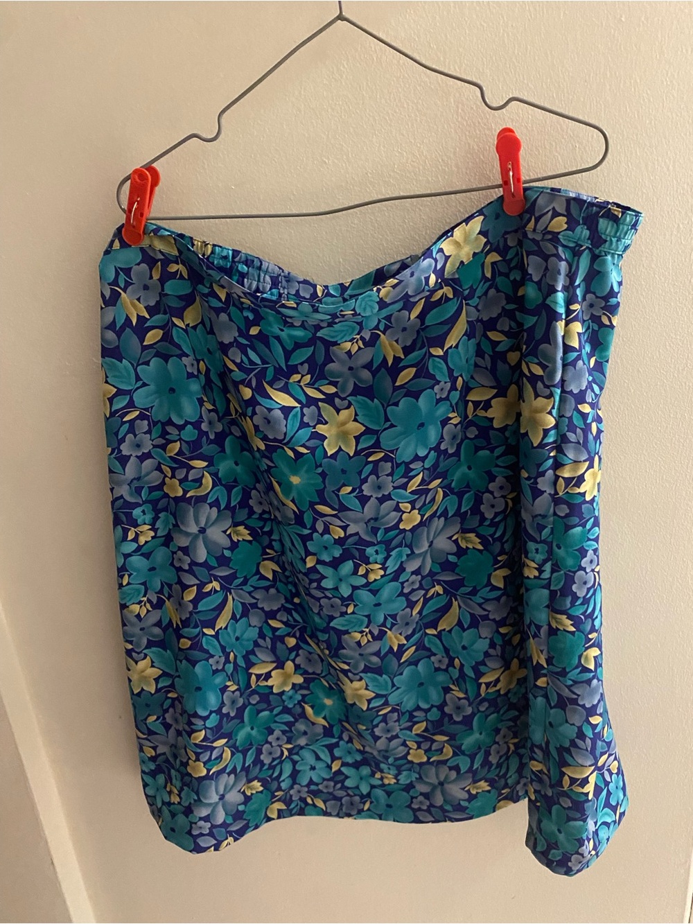 Vintage Mid-Length Floral Skirt